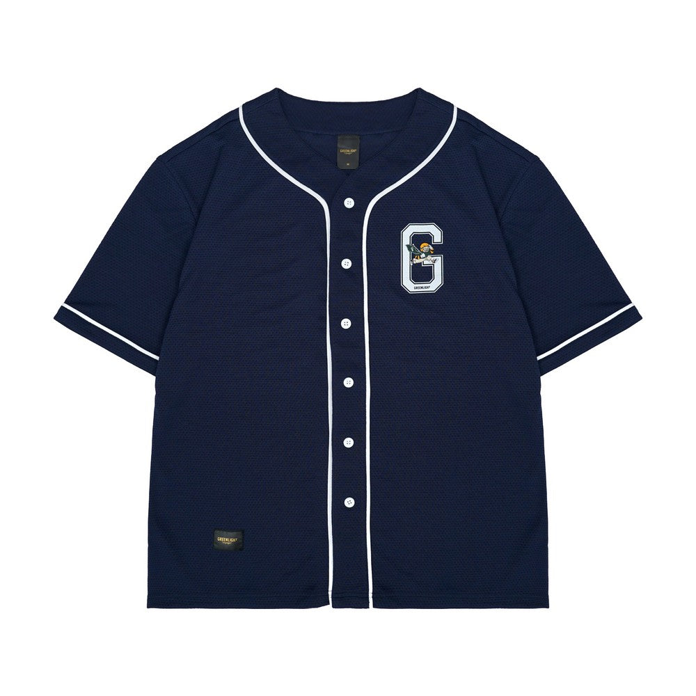 Greenlight Voyager Men's Baseball Shirt Short Sleeve Oversized Fit Zoe HP-C051124