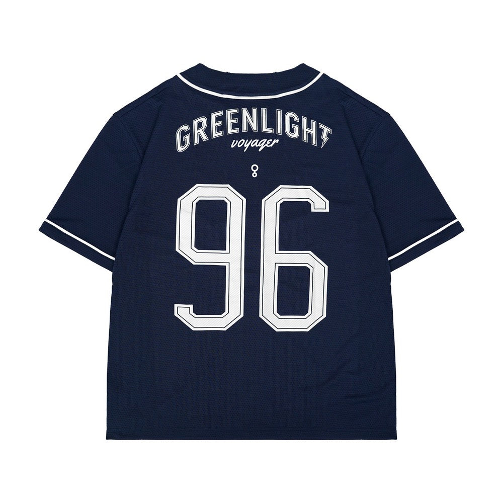 Greenlight Voyager Men's Baseball Shirt Short Sleeve Oversized Fit Zoe HP-C051124