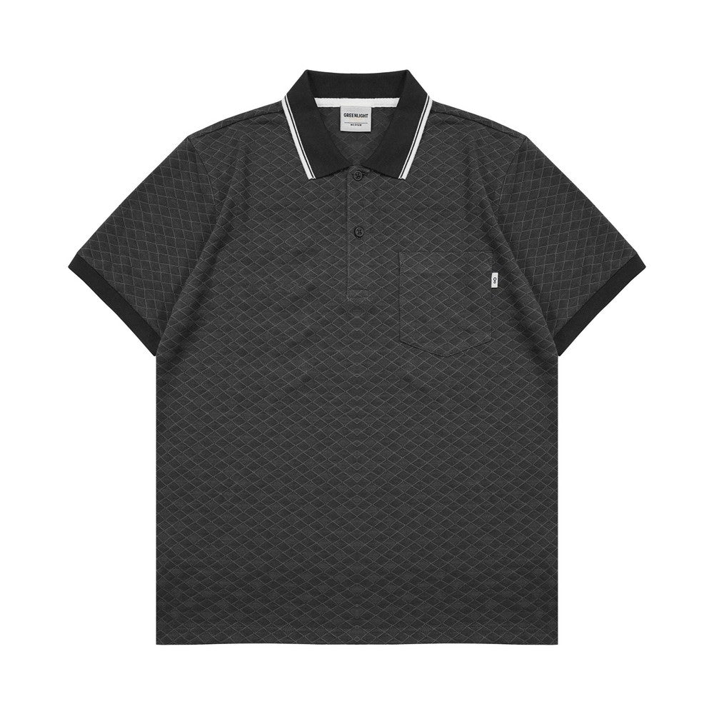 Greenlight Essential Men's Collar T-Shirt Short Sleeve Regular Fit Chelem HP-C020925