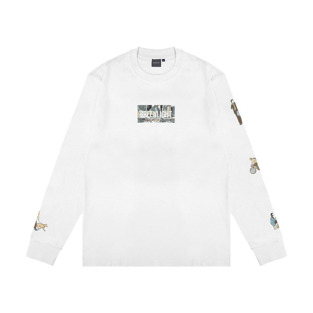 Greenlight Men's T-Shirt Long Sleeve Regular Fit Cotton Momentum C210825