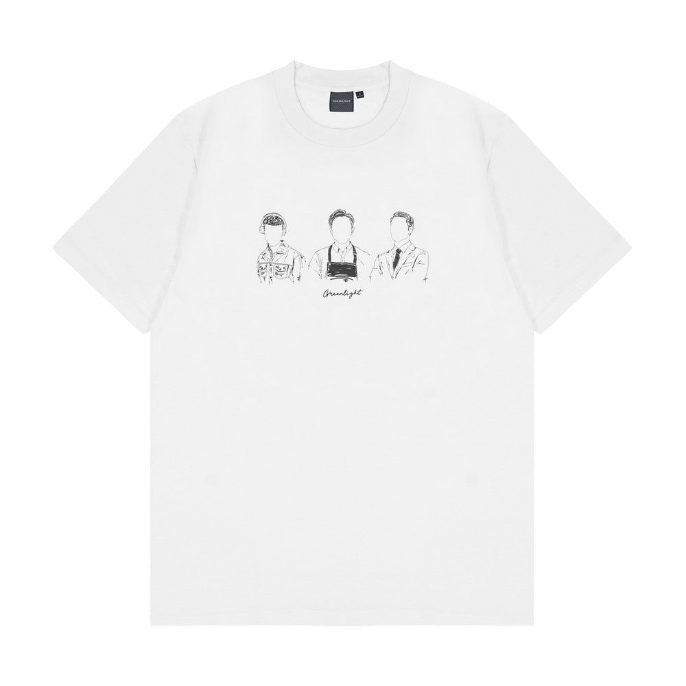 Greenlight Men's T-Shirt Short Sleeve Regular Fit Cotton Identity C011225