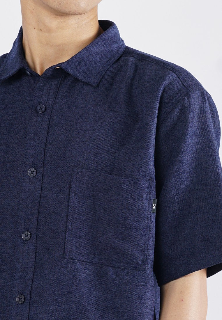 Greenlight Men's Basic Shirt Short Sleeve Regular Fit Cotton Archer HP-010925