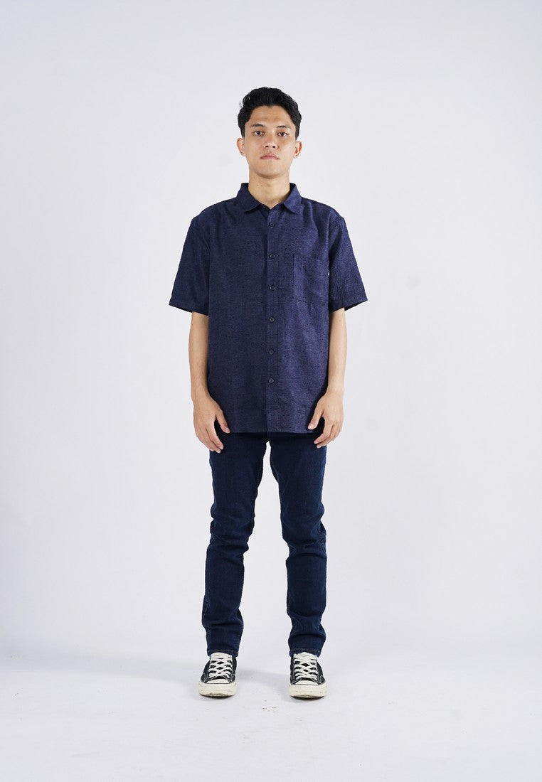 Greenlight Men's Basic Shirt Short Sleeve Regular Fit Cotton Archer HP-010925