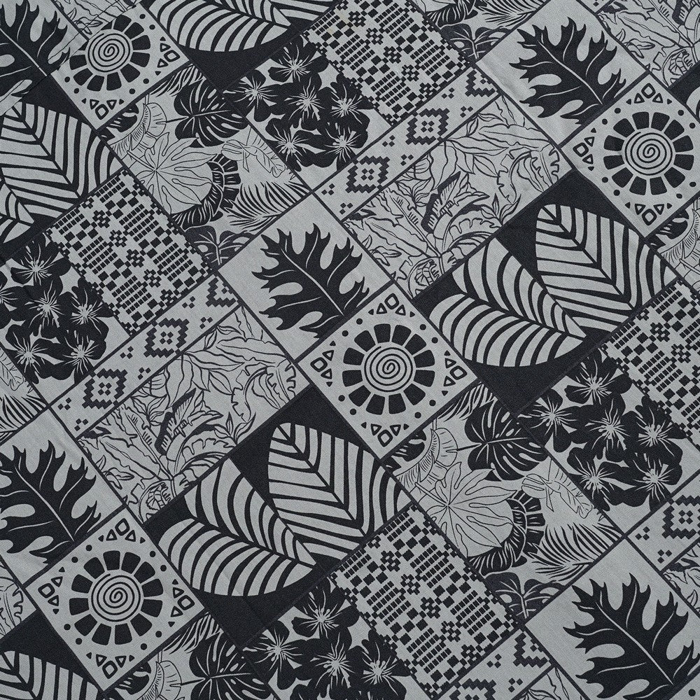 Greenlight Men's Shirt Short Sleeve Regular Fit Cotton Poplin Full Print Jean HP-C011125