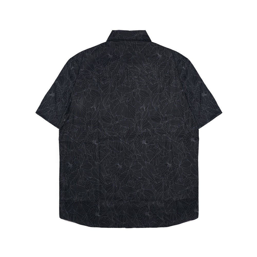 Greenlight Men's Shirt Short Sleeve Regular Fit Cotton Poplin Full Print Kevon HP-C011025