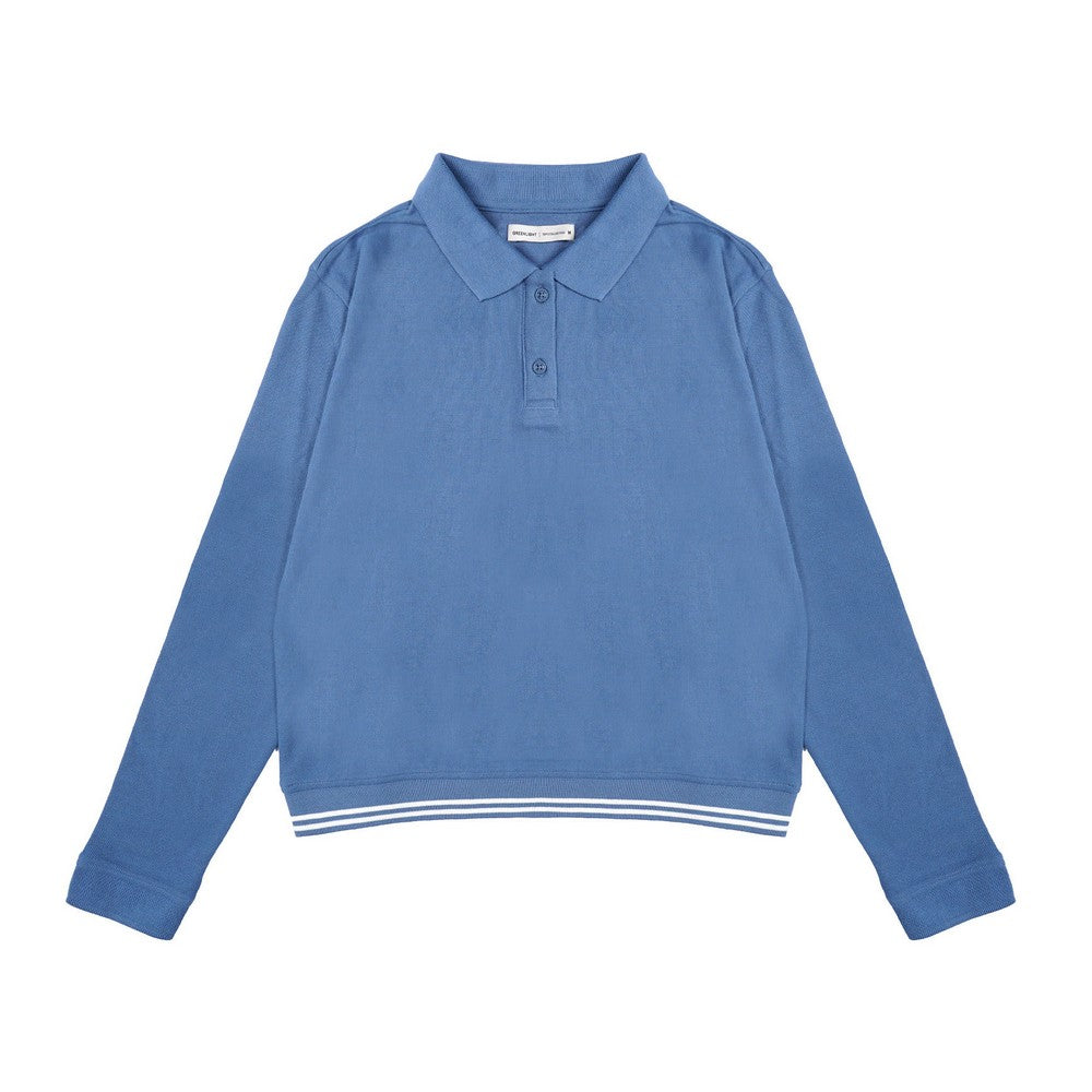 Greenlight Women's Collar T-Shirt Long Sleeve Body Fit Cotton Polyester Tomiko HP-C031225