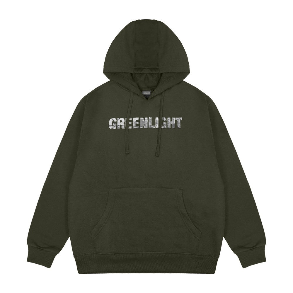 Greenlight Men's Jacket Hoodie Sweatshirt Regular Fit Fleece Logo Script Lester HP-C011225