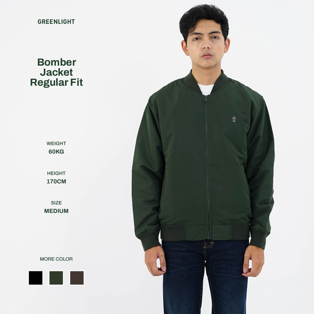 Greenlight Men's Bomber Jacket Regular Fit Polyester Bomb OL-C061124