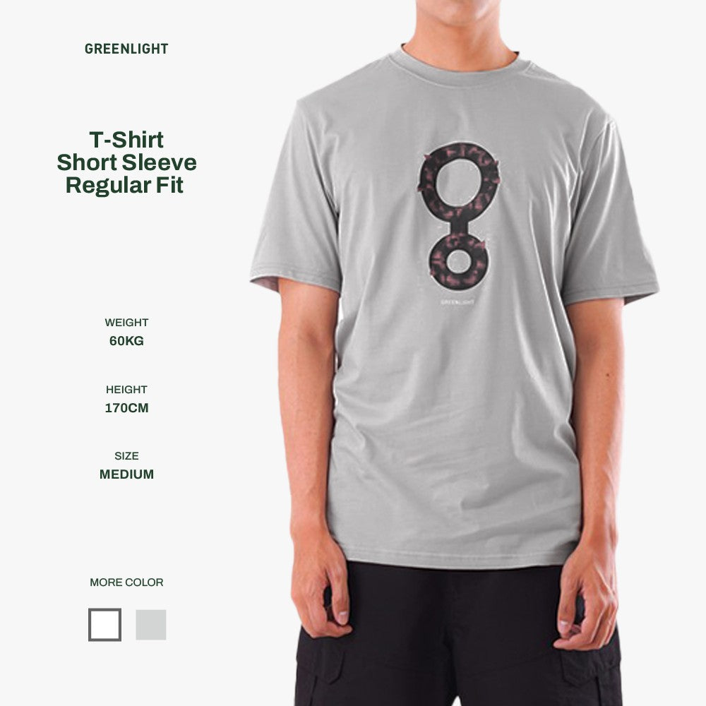 Kaos Pria Greenlight Katun Lengan Pendek Logo OL-C241223