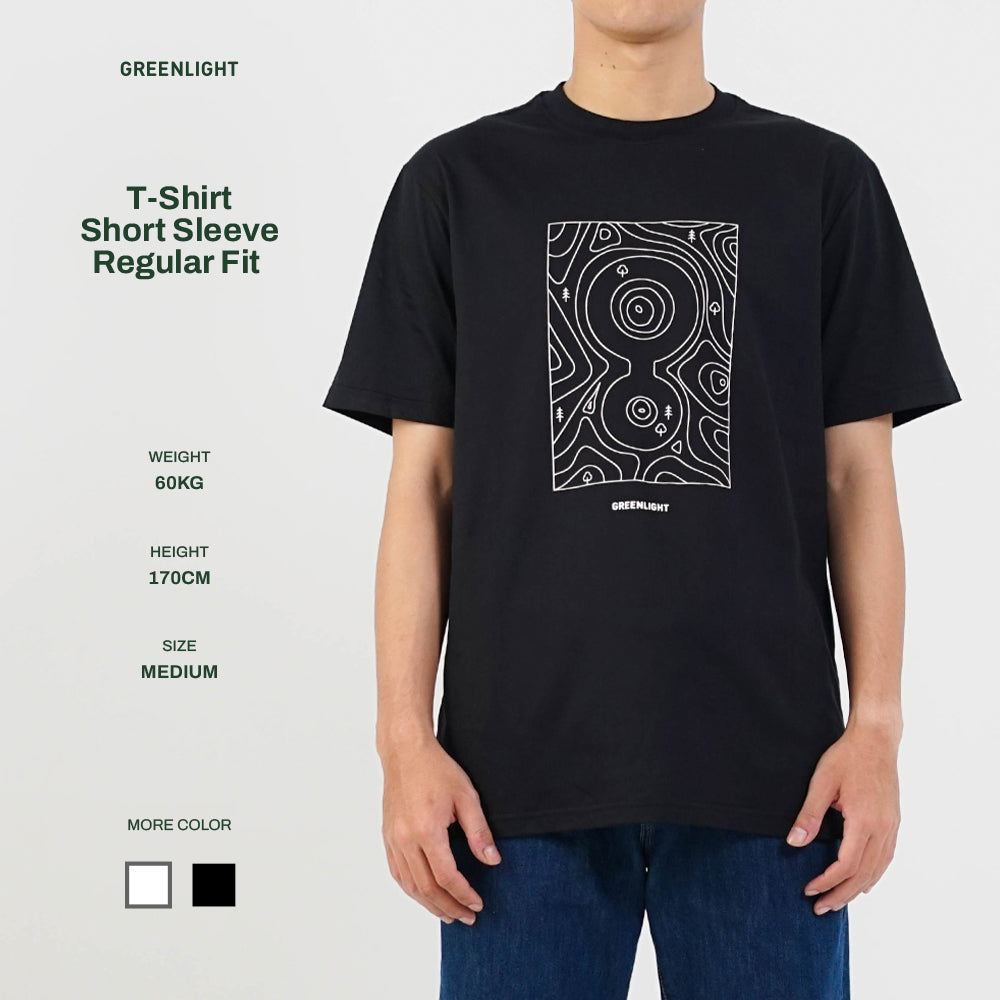 Greenlight Men's T-Shirt Short Sleeve Regular Fit Cotton Logo Picha OL-C300225