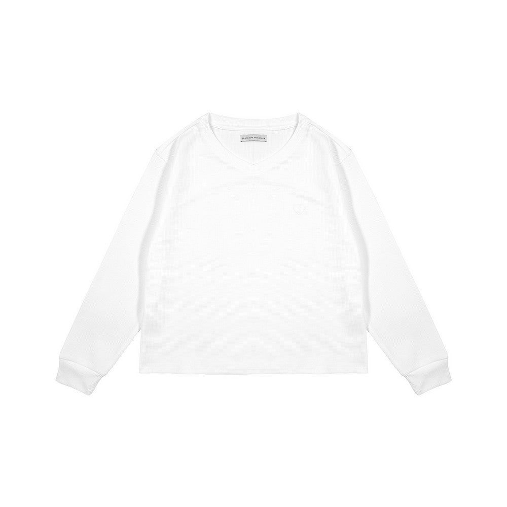 Greenlight Women's T-Shirt Long Sleeve Loose Fit V Neck Mamori HP-C051225