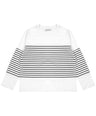 Greenlight Women's Stripe T-Shirt Long Sleeve Loose Fit Cotton Fueko 151225