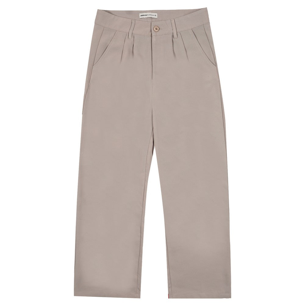 Greenlight Women's Long Wide Leg Pants with Pleats Loose Fit Polyester Chinami HP-C020125