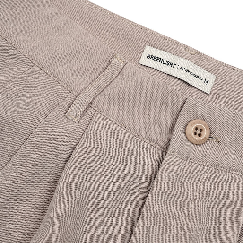 Greenlight Women's Long Wide Leg Pants with Pleats Loose Fit Polyester Chinami HP-C020125