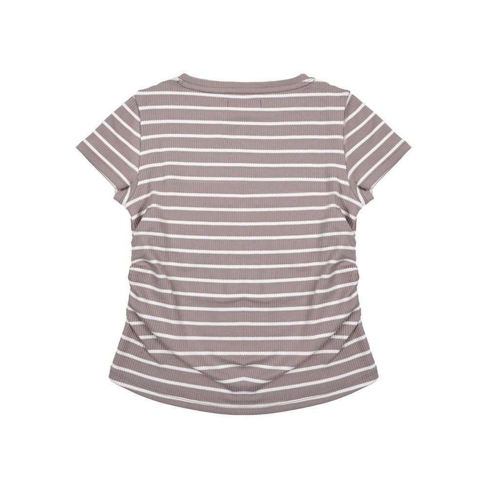 Greenlight Women's Stripe T-Shirt Short Sleeve Body Fit Anju HP-C101225