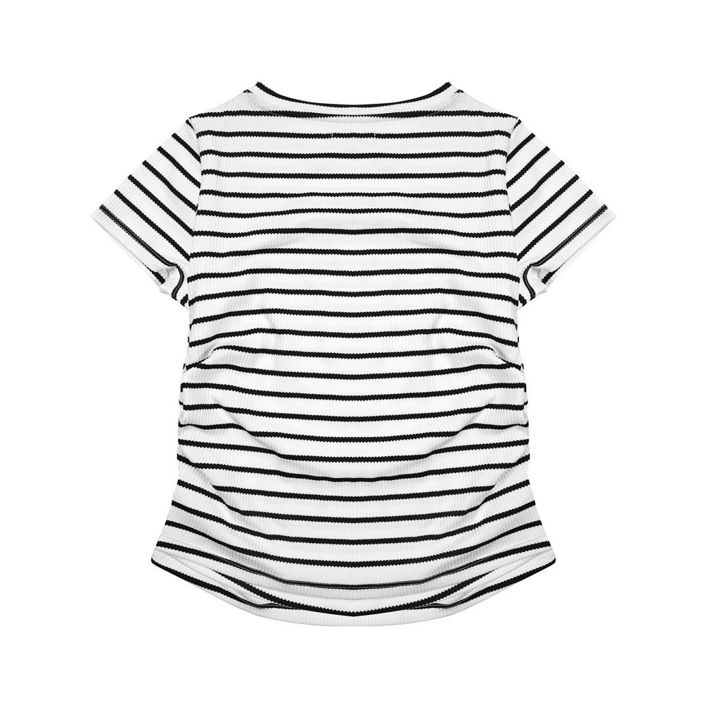 Greenlight Women's Stripe T-Shirt Short Sleeve Body Fit Anju HP-C101225
