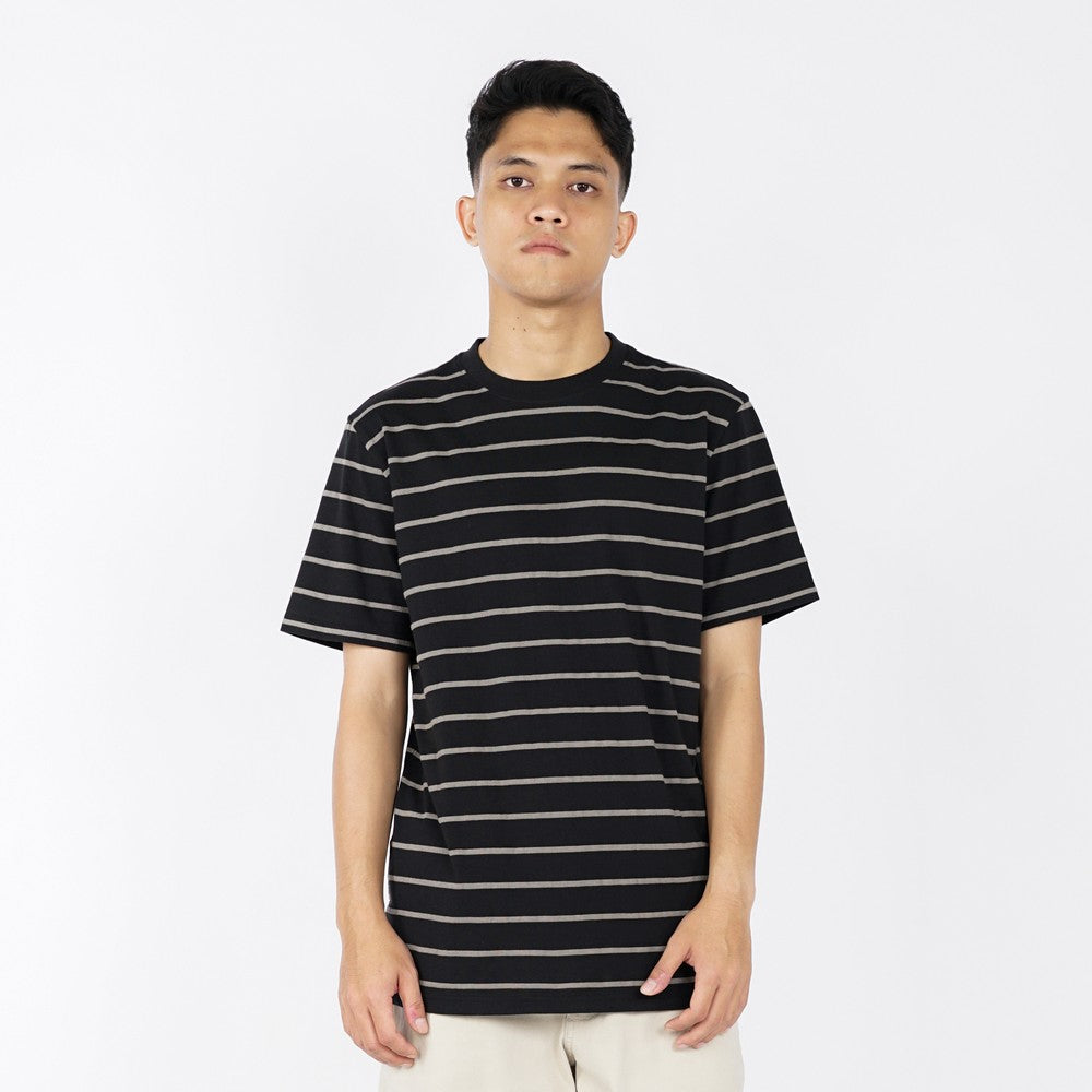Greenlight Essential Men's Stripe T-Shirt Short Sleeve Regular Fit Cotton Miguel C031124