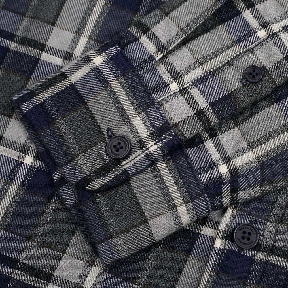 Greenlight Men's Plaid Checked Shirt Long Sleeve Regular Fit Prescott HP-030325