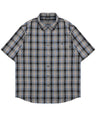 Greenlight Men's Plaid Checked Shirt Short Sleeve Regular Fit Piero HP-030126
