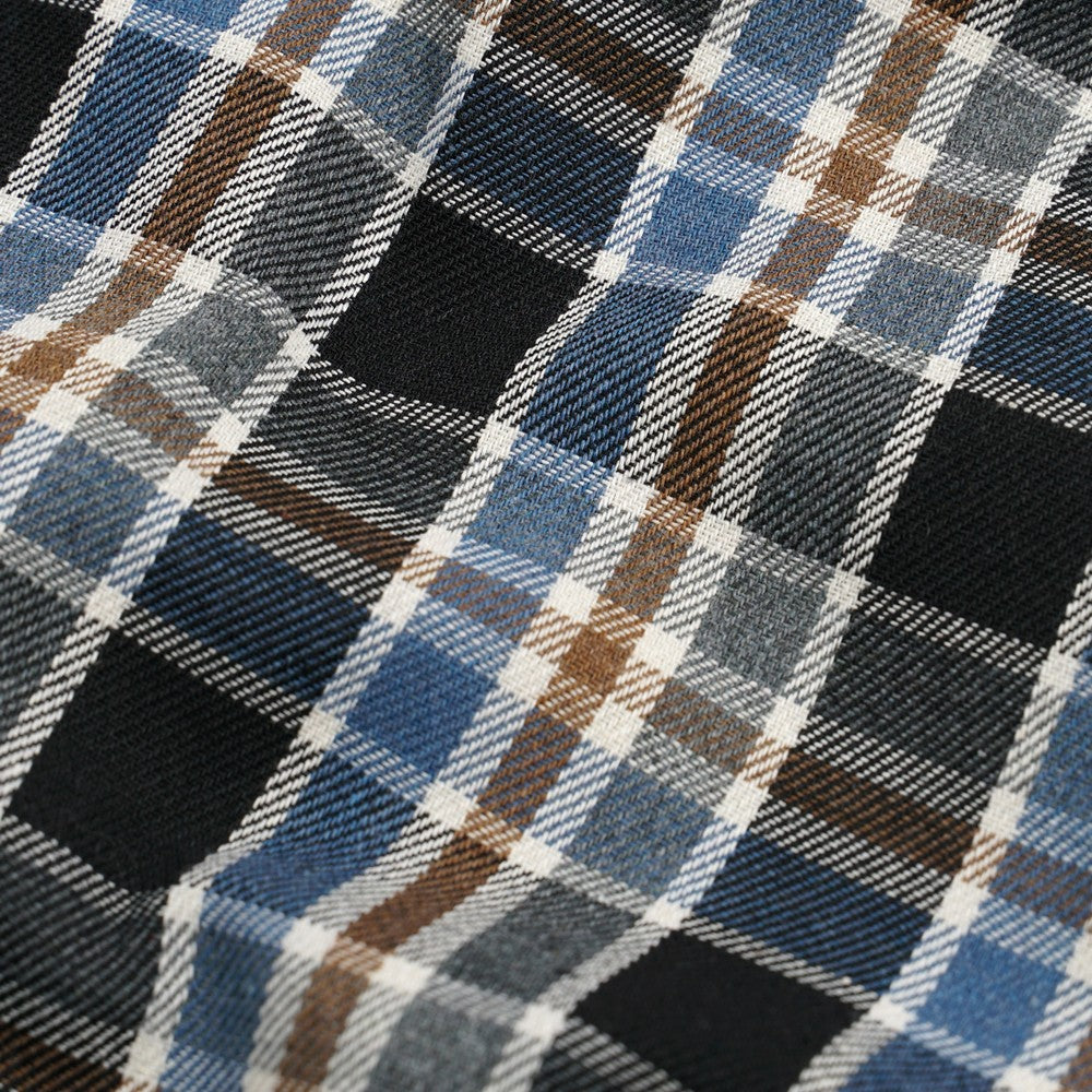 Greenlight Men's Plaid Checked Shirt Short Sleeve Regular Fit Piero HP-030126