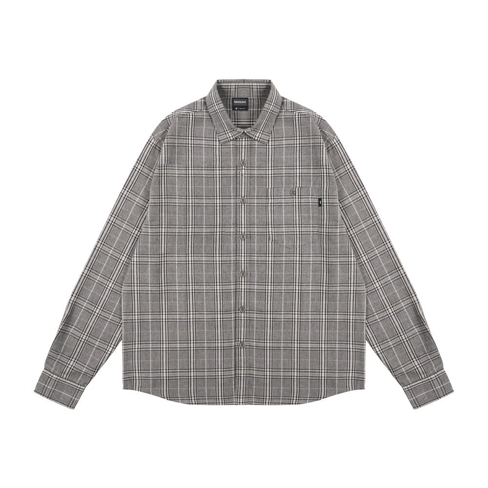 Greenlight Men's Plaid Checked Shirt Long Sleeve Regular Fit Paulo HP-040126