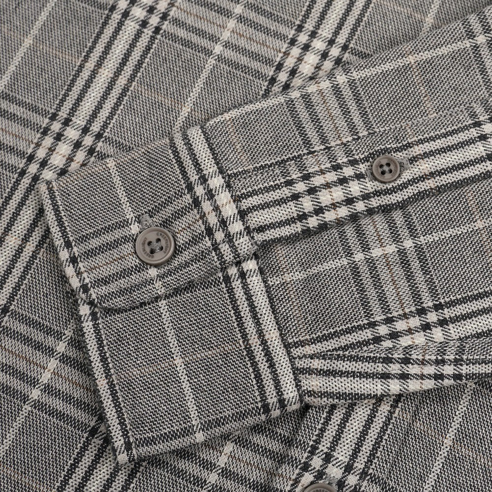 Greenlight Men's Plaid Checked Shirt Long Sleeve Regular Fit Paulo HP-040126