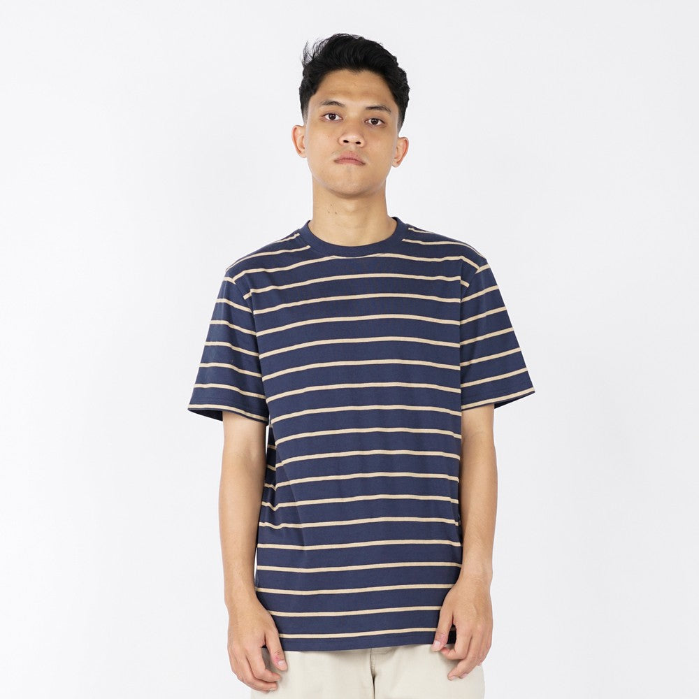 Greenlight Essential Men's Stripe T-Shirt Short Sleeve Regular Fit Cotton Miguel C031124