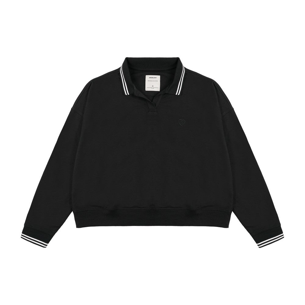 Greenlight Women's Jacket Crewneck Sweatshirt Loose Fit Baby Terry Kinan HP-C051225