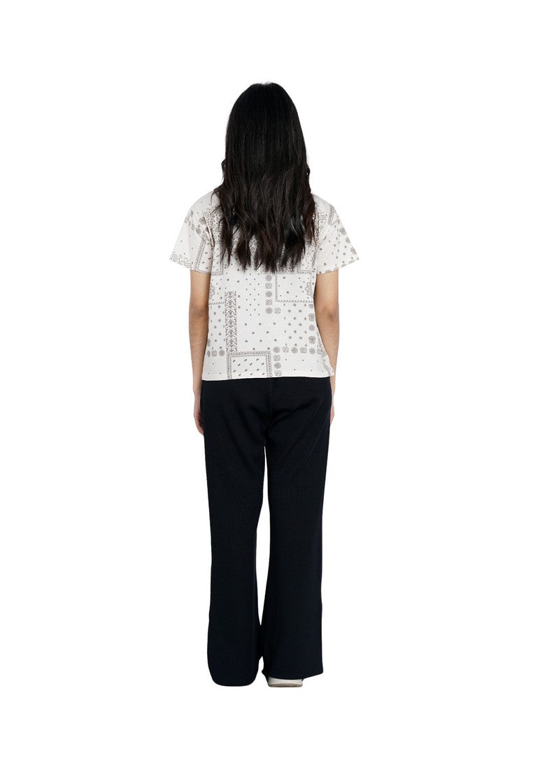 Greenlight Women's T-Shirt Short Sleeve Loose Fit Cotton Sumire C061225