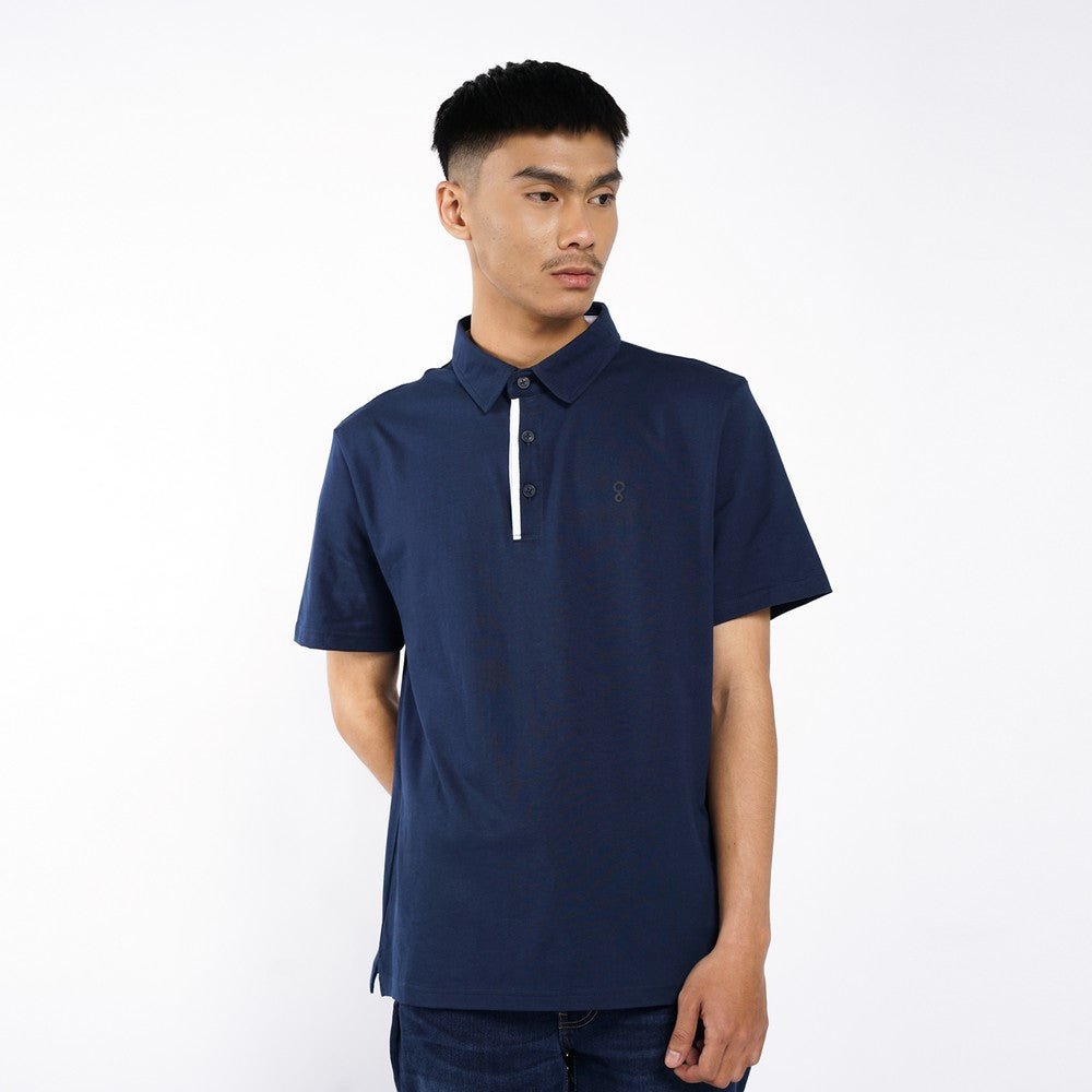 Greenlight Essential Men's Collar T-Shirt Short Sleeve Regular Fit Cotton Veroksa C030826