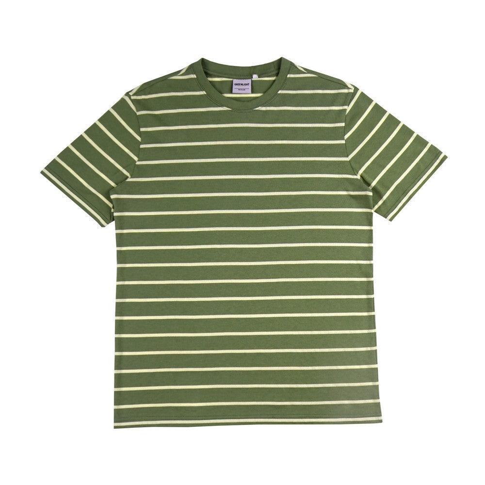 Greenlight Essential Men's Stripe T-Shirt Short Sleeve Regular Fit Cotton Miguel C031124