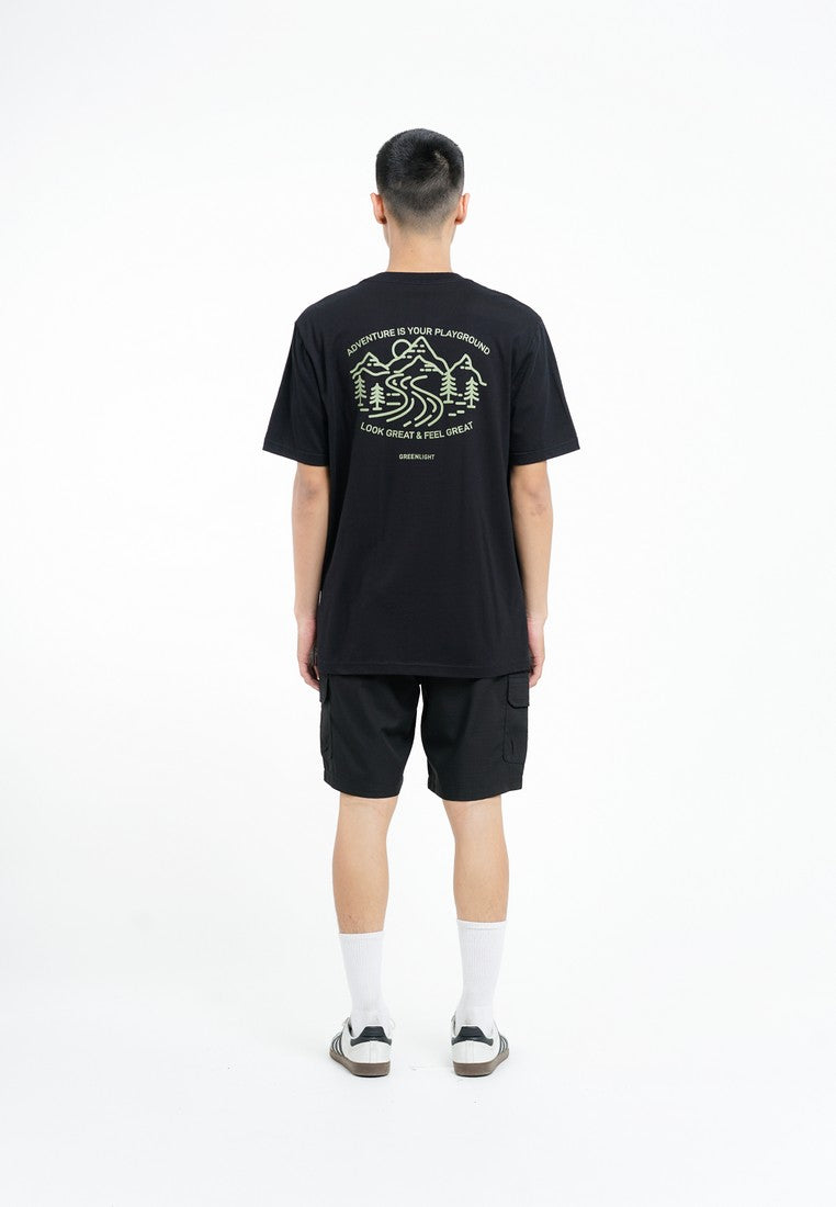 Greenlight Men's T-Shirt Short Sleeve Regular Fit Cotton Outventure OL-C280426