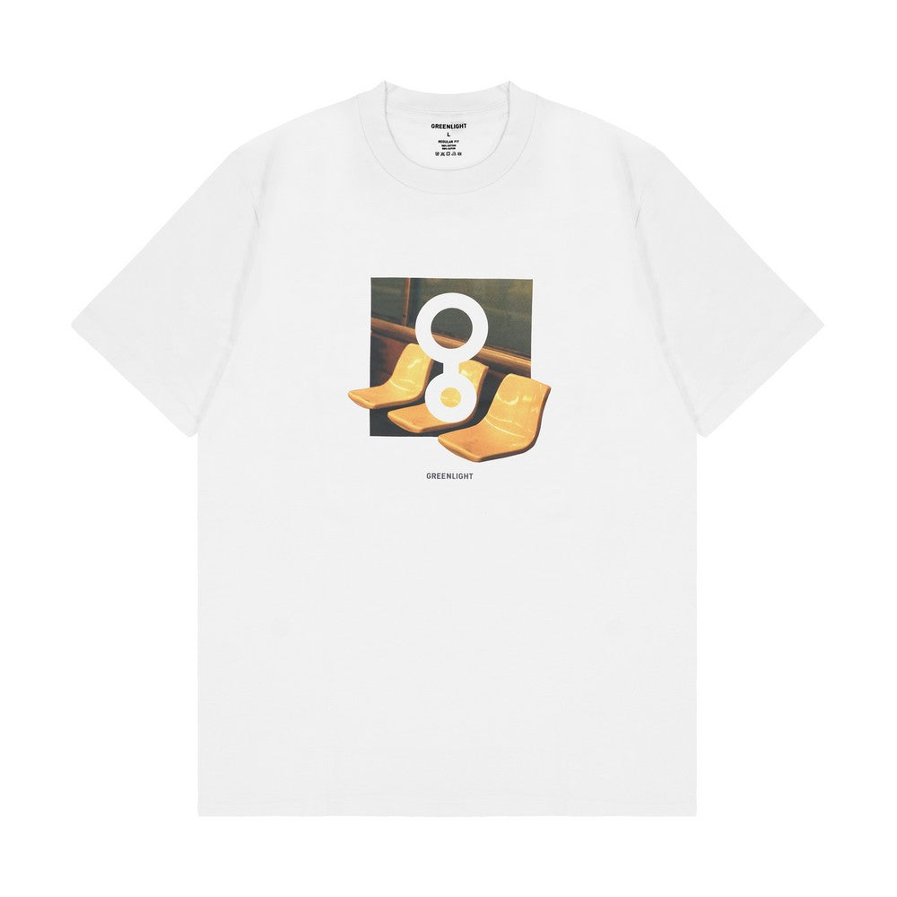 Greenlight Men's T-Shirt Short Sleeve Regular Fit Cotton Seat Form OL-C350426