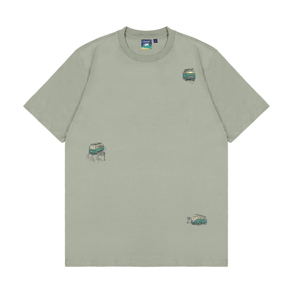 Greenlight Men's T-Shirt Short Sleeve Regular Fit Cotton Trip C020126