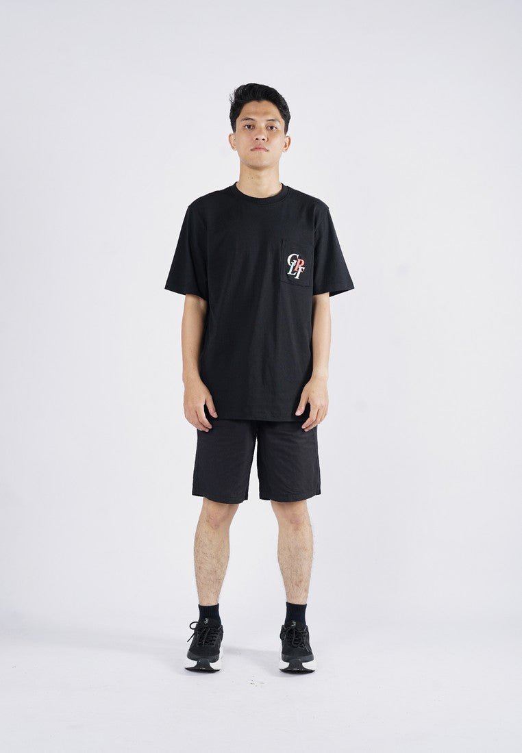 Greenlight Essential Men's T-Shirt Short Sleeve Regular Fit Cotton Pocket Logo Arashya C040125