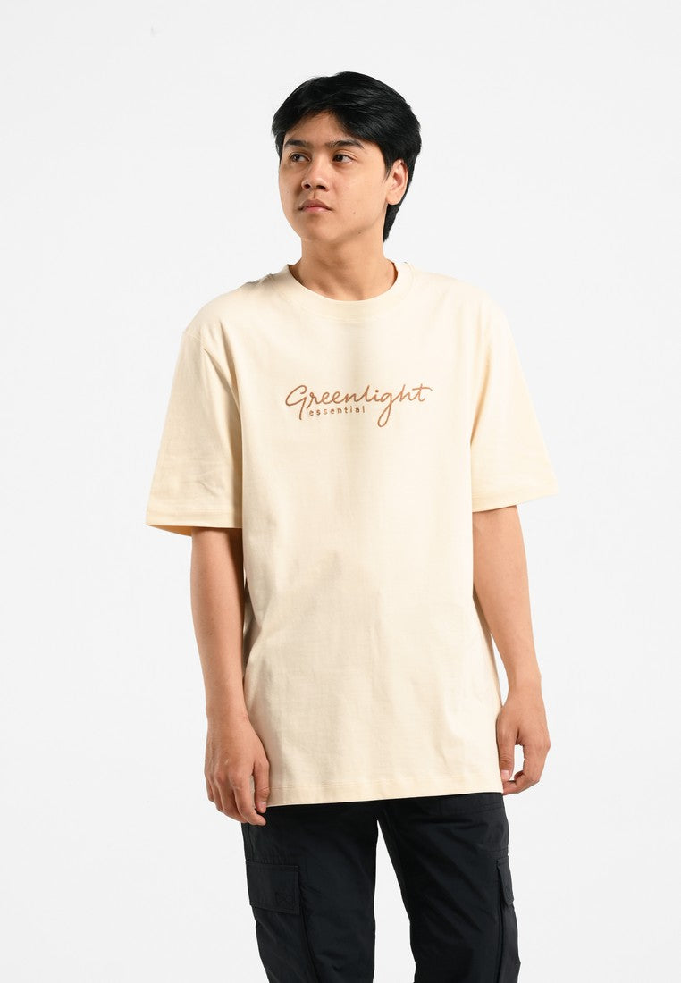 Greenlight Essential Men's T-Shirt Short Sleeve Regular Fit Cotton Starla C030325