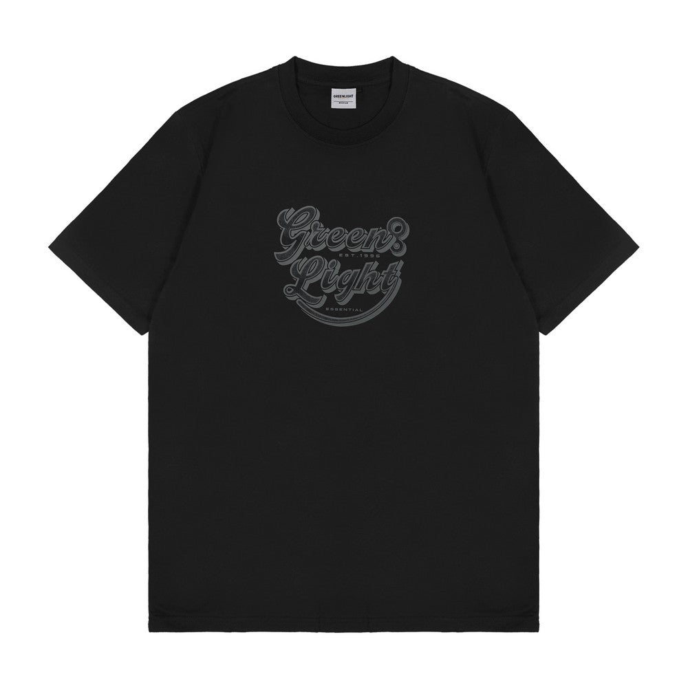 Greenlight Essential Men's T-Shirt Short Sleeve Regular Fit Cotton Logo Script Barzin C050325