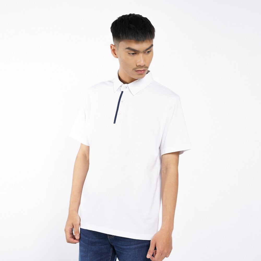 Greenlight Essential Men's Collar T-Shirt Short Sleeve Regular Fit Cotton Veroksa C030826
