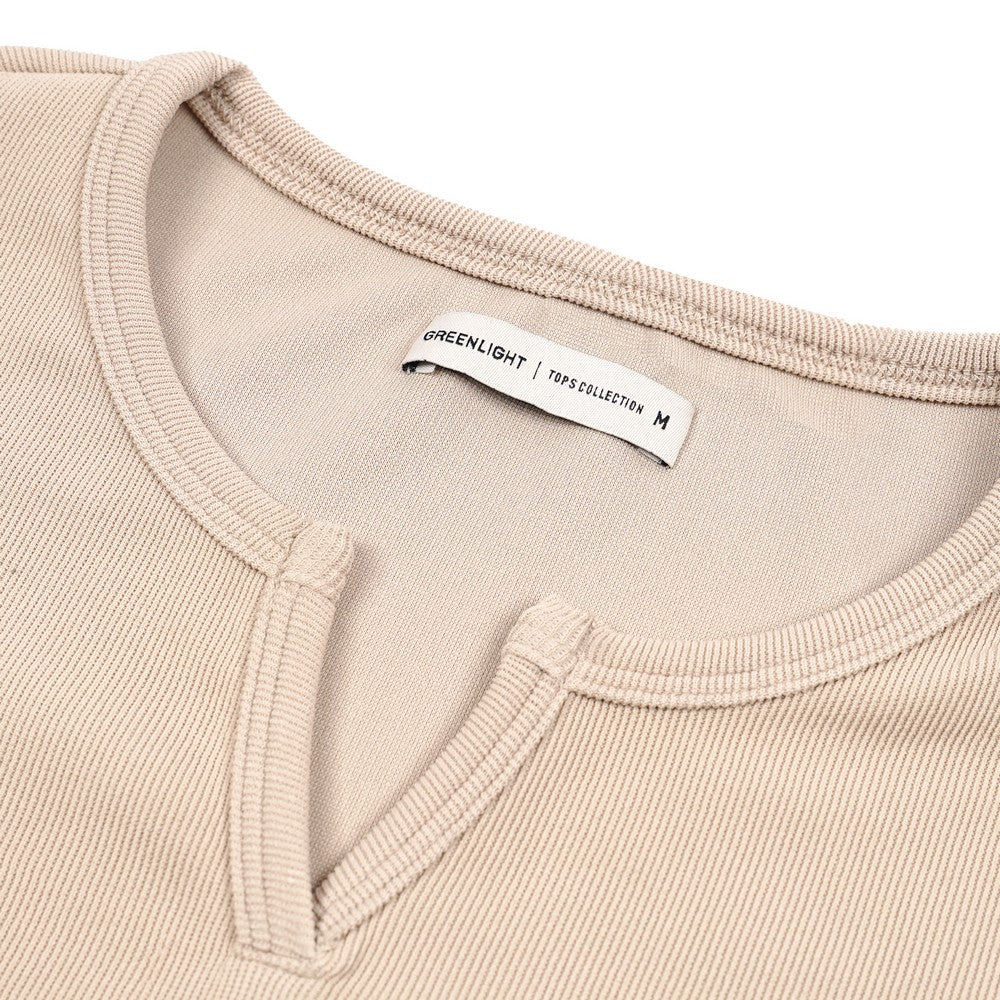 Greenlight Women's T-Shirt Short Sleeve Body Fit Mini Rib Tsubame HP-C080226