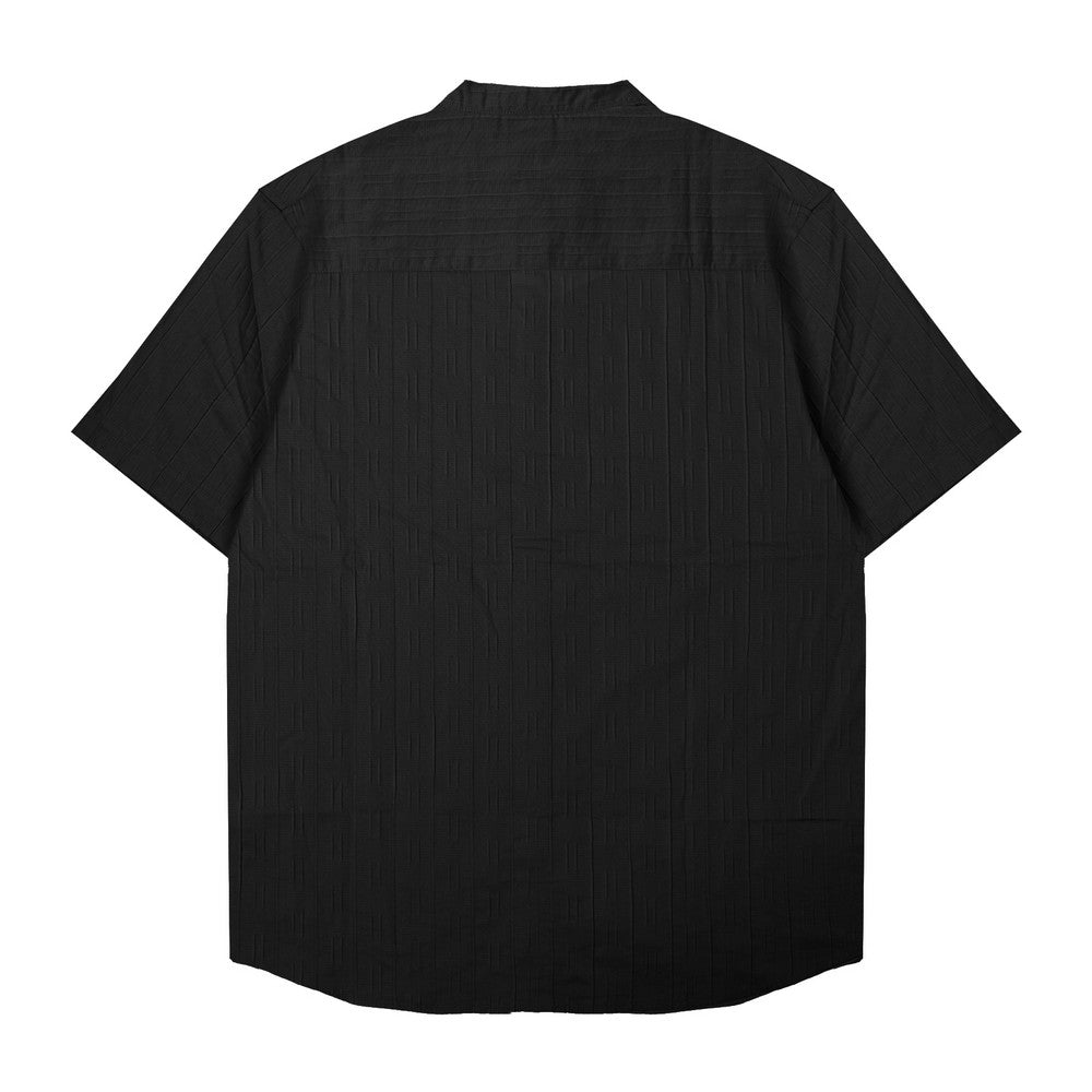 Greenlight Men's Basic Shirt Short Sleeve Regular Fit Mandarin Collar Lancaster HP-C010126