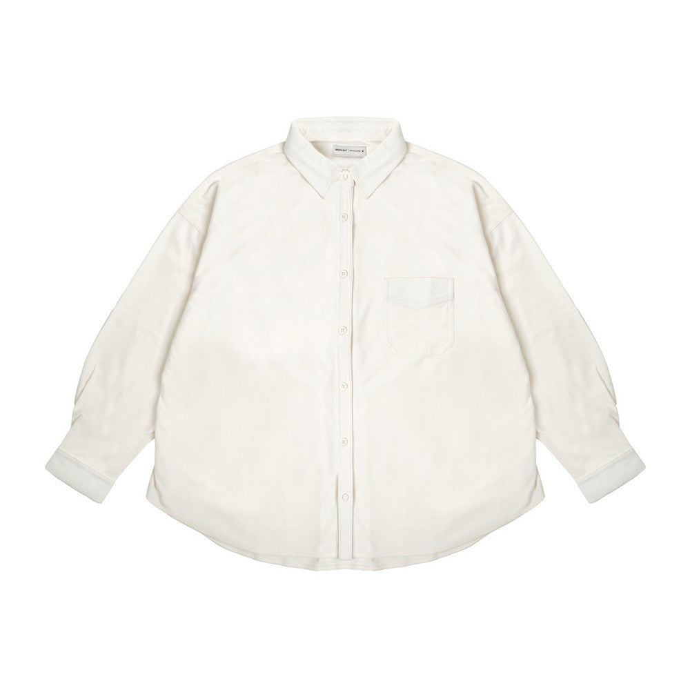 Greenlight Kemeja Basic Wanita Lengan Panjang Loose Fit Twill Rei HP-C050326