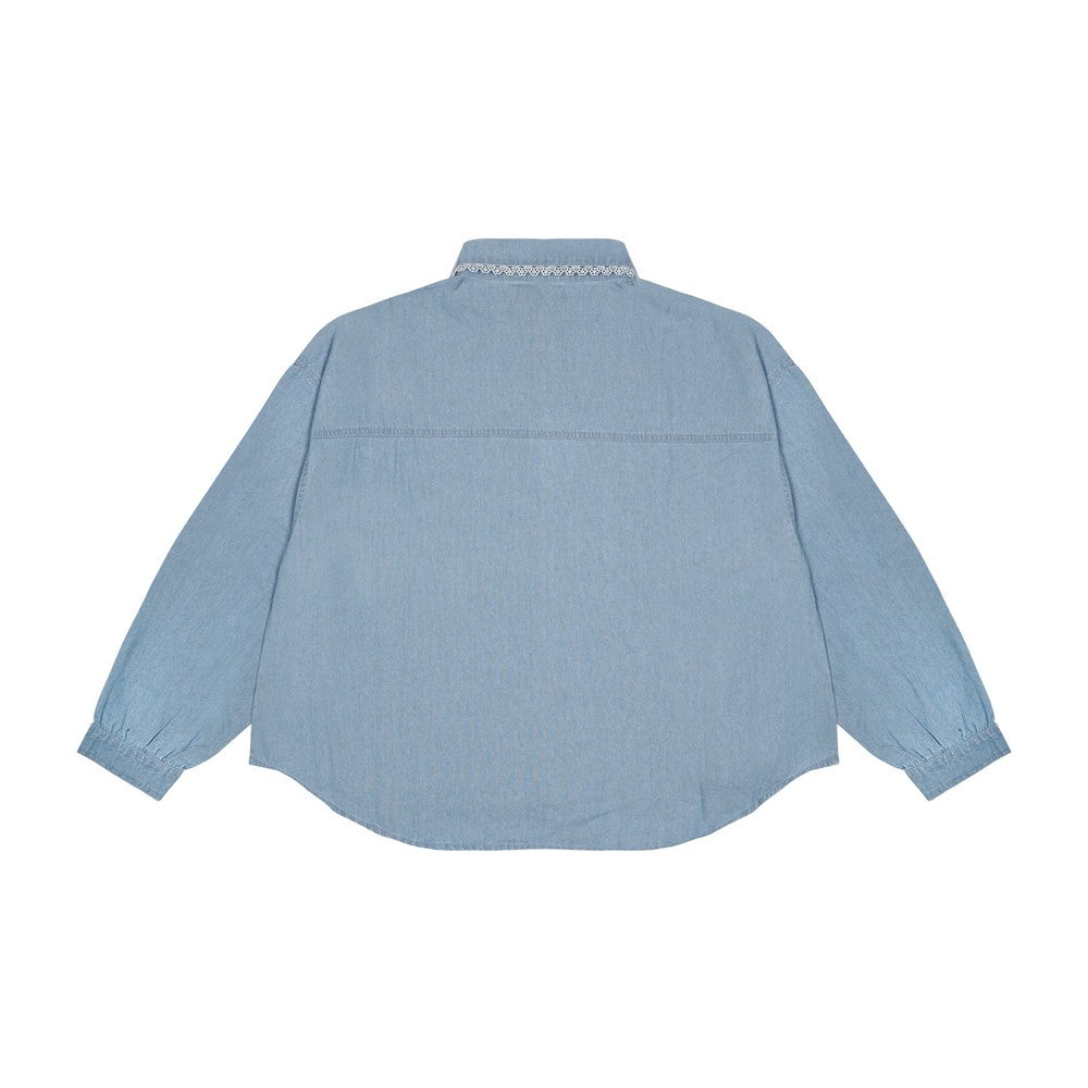 Greenlight Women's Shirt Long Sleeve Loose Fit Cotton Jeanie HP-030126