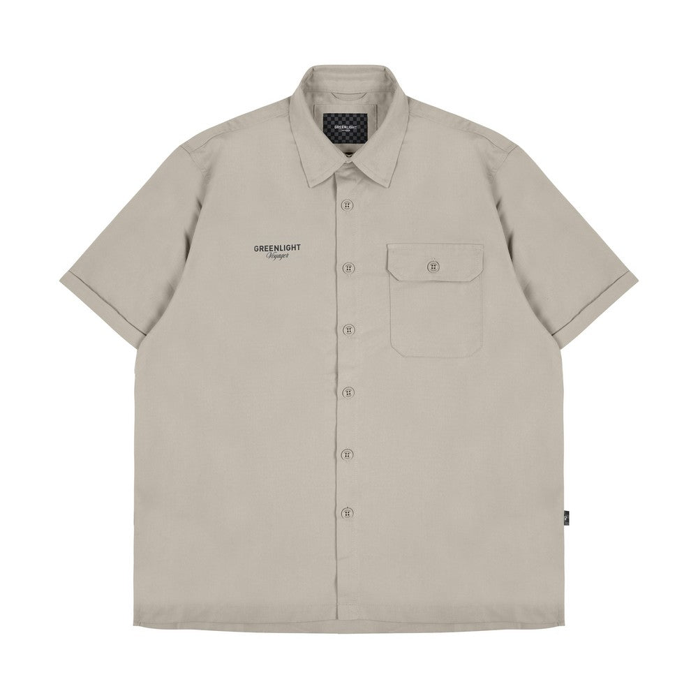 Greenlight Voyager Men's Shirt Short Sleeve Regular Fit Twill Shard HP-C011125