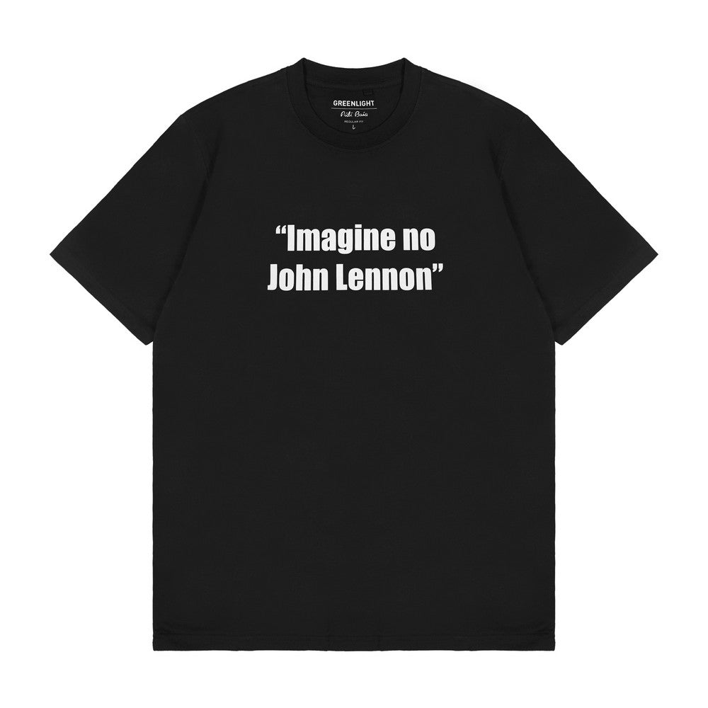 Greenlight x Pidi Baiq T-Shirt Short Sleeve Regular Fit Cotton Imagine No John Lennon 380426
