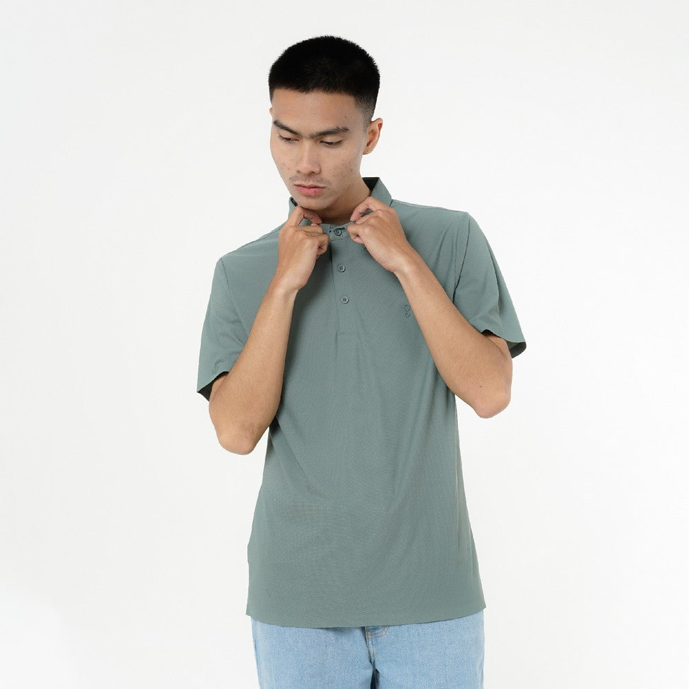 Greenlight Essential Men's Collar T-Shirt Short Sleeve Regular Fit Seamless C220326