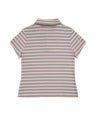 Greenlight Women's Collar T-Shirt Short Sleeve Basic Fit Stripe Tee Sana HP-C030326