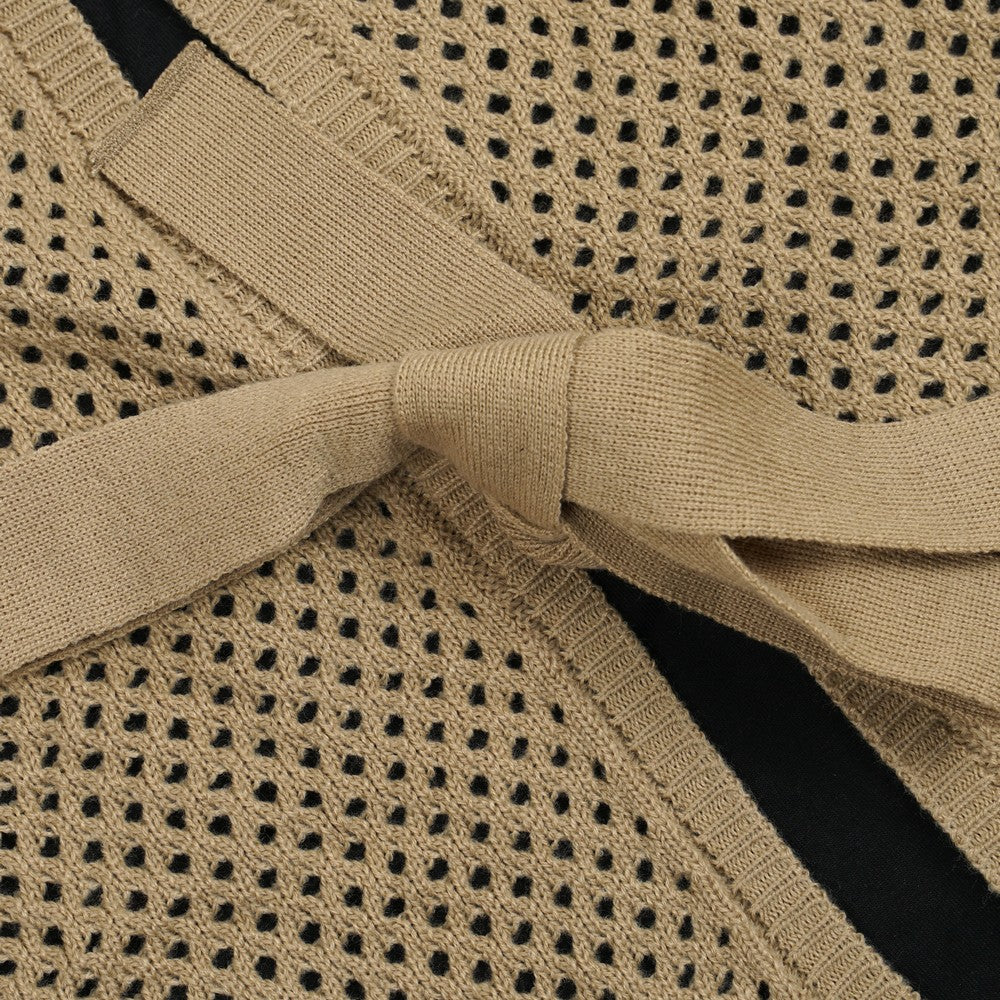 Greenlight Kaos Wanita dengan Vest Crochet Rajut Loose Fit Zia HP-C020326