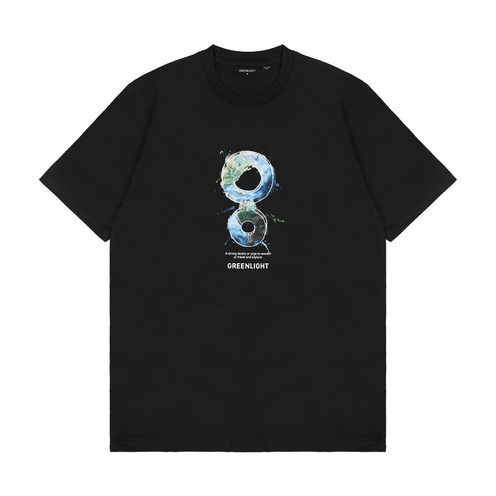 Greenlight Men's T-Shirt Short Sleeve Slim Fit Cotton Worldwide C250426