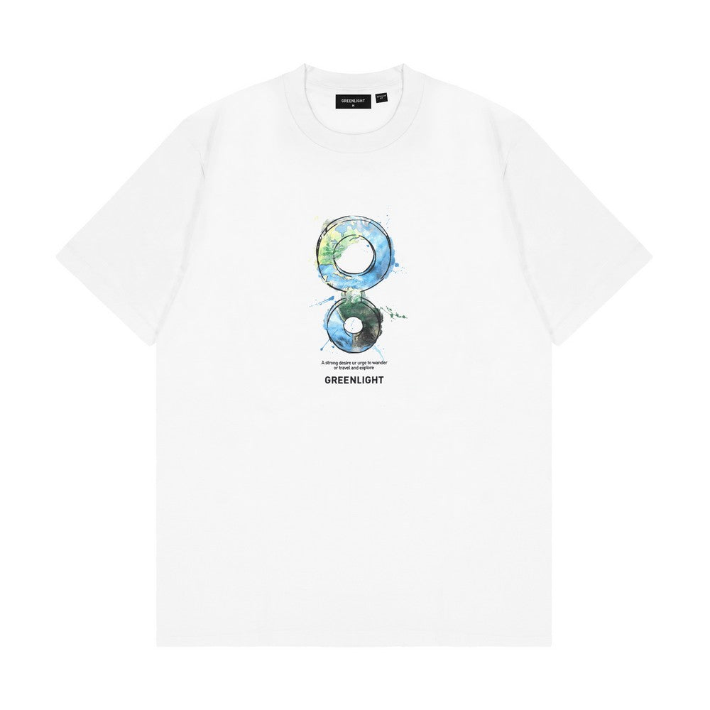 Greenlight Men's T-Shirt Short Sleeve Slim Fit Cotton Worldwide C250426