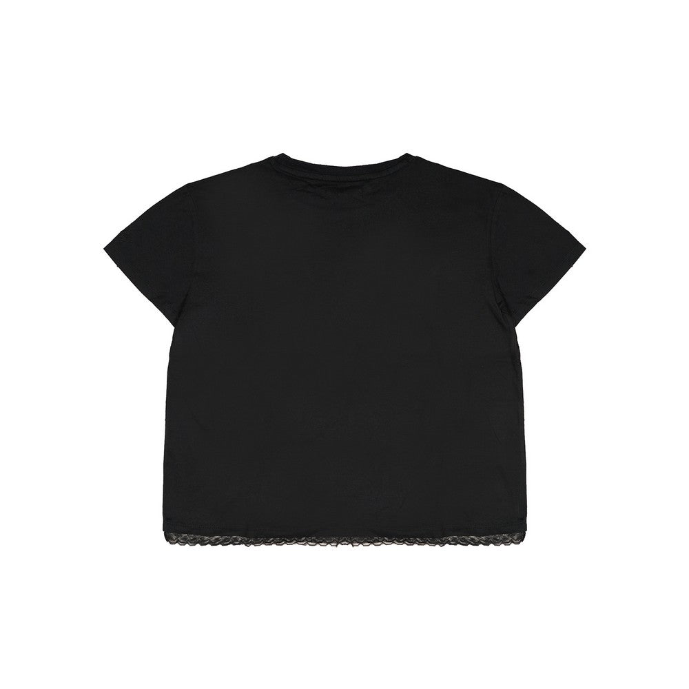 Greenlight Women's T-Shirt Short Sleeve Loose Fit Cotton Lace Luna C010626